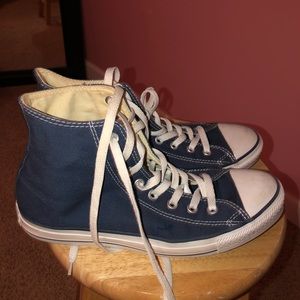 Navy High Top Converse